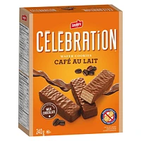 Celebration Leclerc Café au Lait Wafer Cookies, 240 g / Boxed Cookies