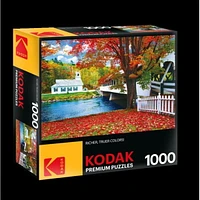 Kodak 1000pc Puzzle - Bridge Crossing River to Church, Stark, New Hampshire (English Only)