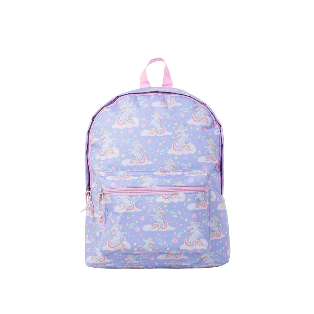 Sac à dos à pochette frontale pratique de Jetstream, Licorne arc-en-ciel