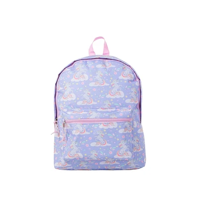 Sac à dos à pochette frontale pratique de Jetstream, Licorne arc-en-ciel