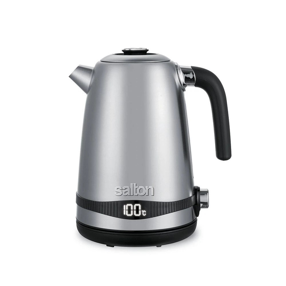 Bouilloire à contrôle numérique de la température Salton, 1,7L, JK2038