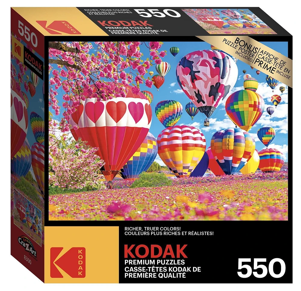 Kodak 550 Piece Puzzle - Pretty Hearts