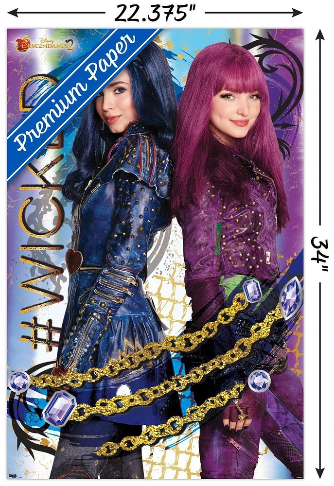 Disney Descendants 2 - Wicked Wall Poster