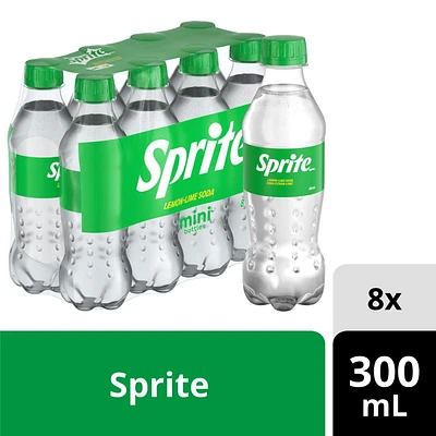 Sprite 300mL Mini Bottle, 8 Pack, 300mLx8