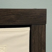 Sauder® Stow-Away 4-Cube Organizer, Smoked Oak, 421548