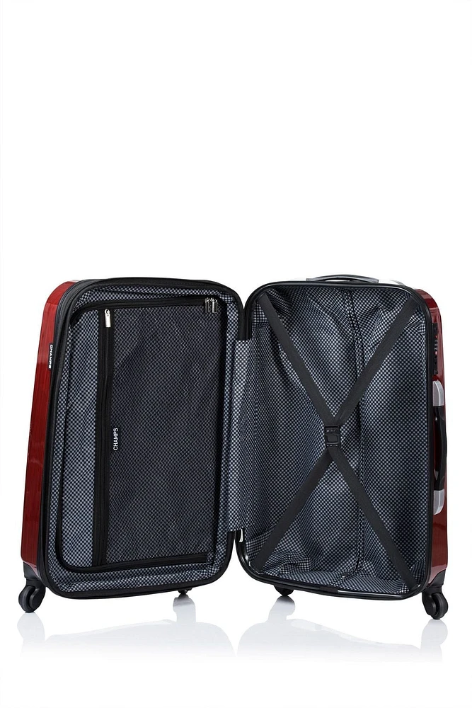 CHAMPS Express Escape 2pc Hardside Luggage Set, Travel in Style