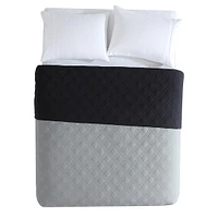 Courtepointe en microfibre Pinsonic Mainstays, réversible Tailles: 2 Places/Grand