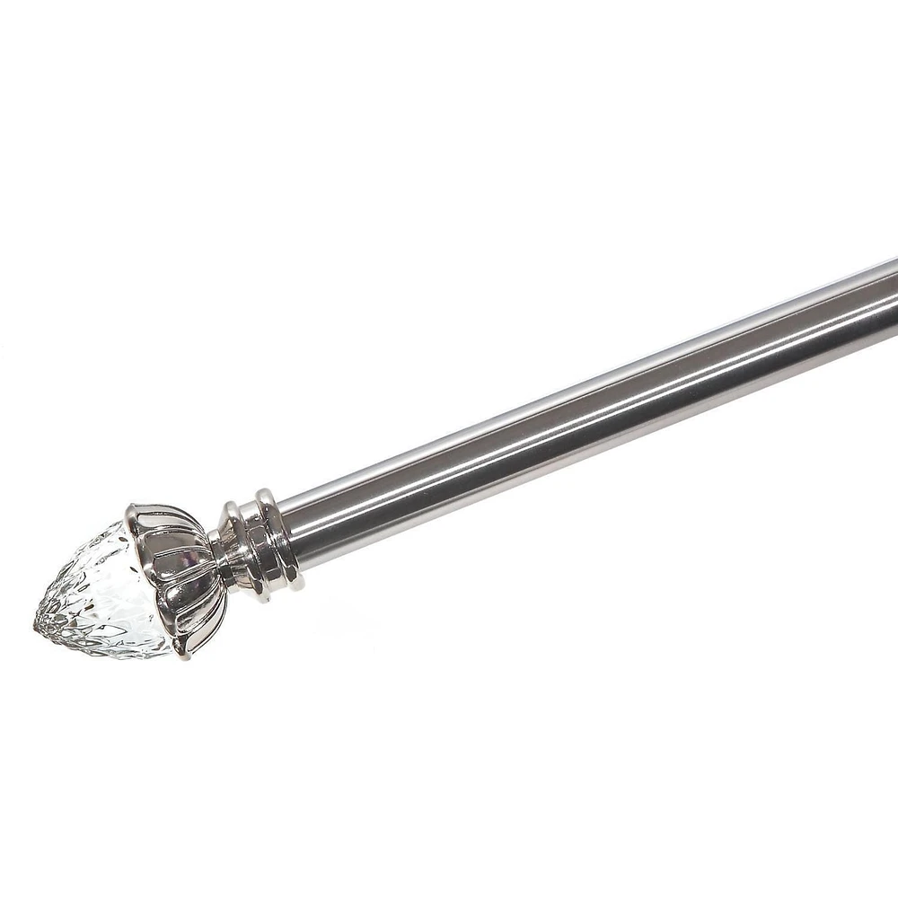 Set 25 / 28Mm Drapé Pole (Acorn - Nickel) (28-48)