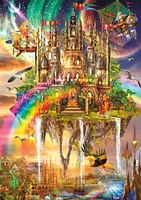 Buffalo Games - Vivid Collection - Rainbow City - 300 Piece Jigsaw Puzzle