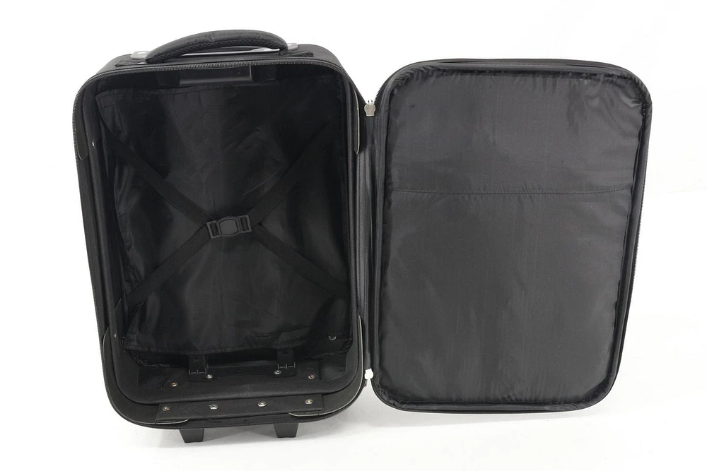 Valise de cabine Approuvée Jetstream, Bagage à main de 18" Valise de voyage à roulettes