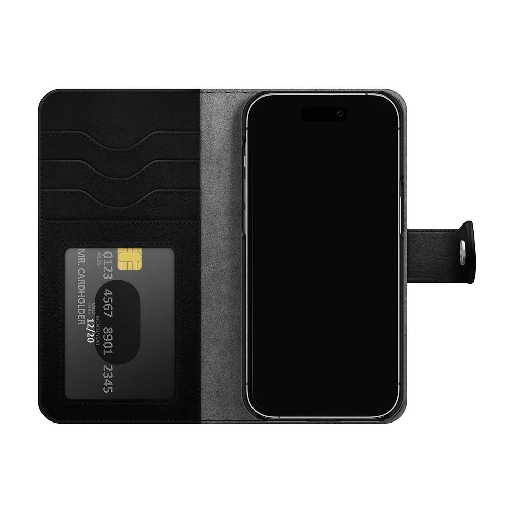 Ideal of Sweden Magnet Wallet+ iPhone 15 Black