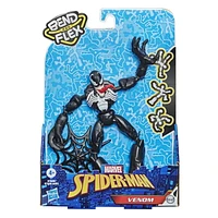 Marvel Spider-Man Bend and Flex Venom Action Figure Toy, 6-Inch Flexible Figure, Includes Web Accessory, For Kids Ages 6 And Up