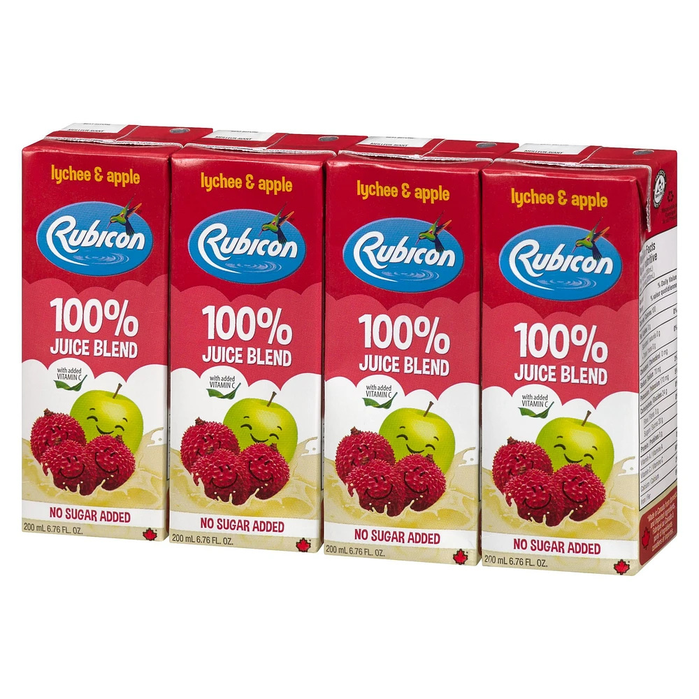 Rubicon Lychee & Apple 'No Sugar Added' 100% Juice Blend