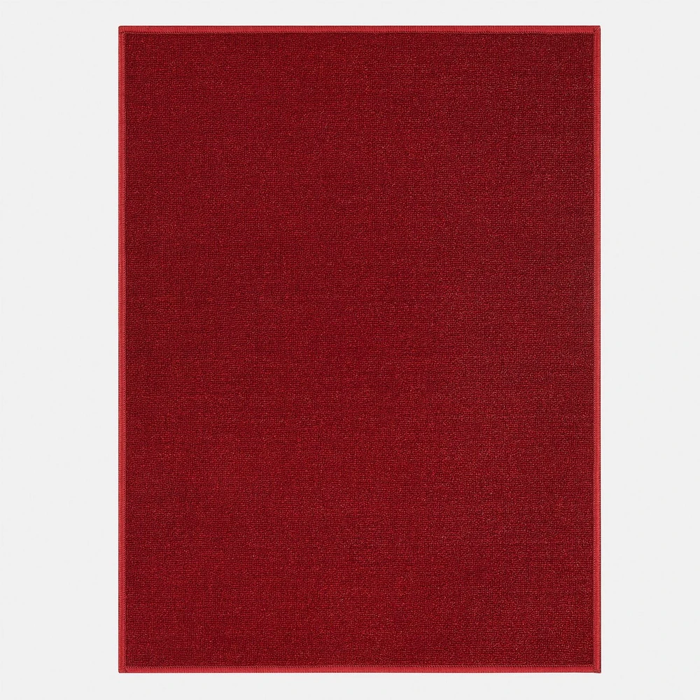 Tapis de couloir à motif de solide à sous-couche en caoutchouc de la collection Ottohome