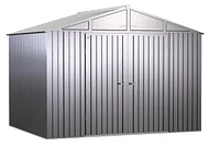 Abri de rangement en acier Arrow Elite, 10 x 8 pi, Galvalume