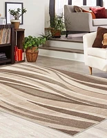 ECARPET Mirage 8'0" x 10'0" Contemporary/Modern  Area Rug for living room, bedroom, dining entrance, hallway and more.