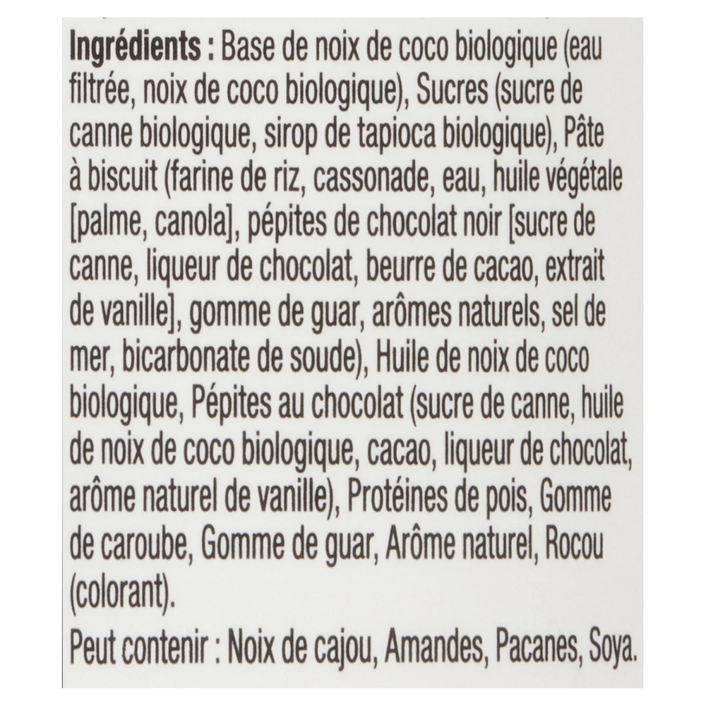 So Delicious Cookie Dough Flavoured, Gluten-Free Dairy-Free, Coconut Frozen Dessert, 500 mL Dairy Free Gluten Free Cookie Dough Flavoured, Coconut Frozen Dessert