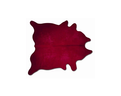 H-Natural Tapis Geneva En Peau De Vache