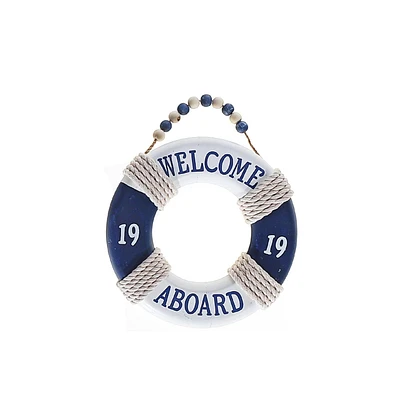 IH Casa Decor Buée De Durée De Vie En Bois Avec Cintre De Perles 9"