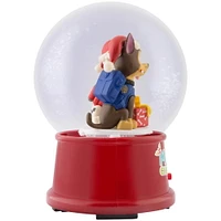 4.5 Inch Christmas Snowglobe Marshall and Chase Paw Patrol