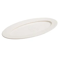 WAY TO CELEBRATE EMBOSSED STONEWARE SERVING PLATTER