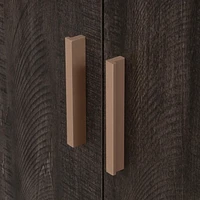 Sauder La Collection Walter Heights Meuble de rangement, Finition Blade Walnut, 433376
