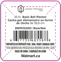 Hometrends Cache-pot élémentaire en formede cloche