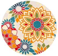 SAFAVIEH Cabana Quincy Tapis Floral Extérieur