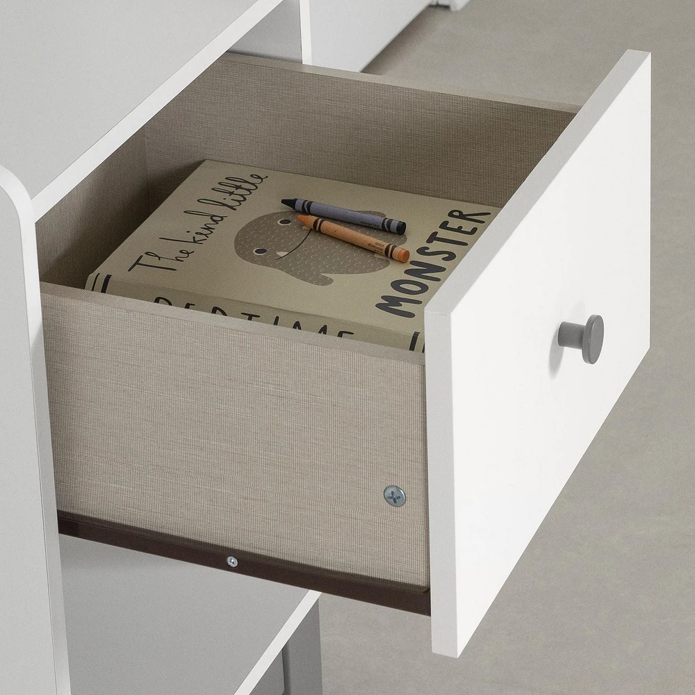 1-Drawer Nightstand from the collection Bebble South Shore