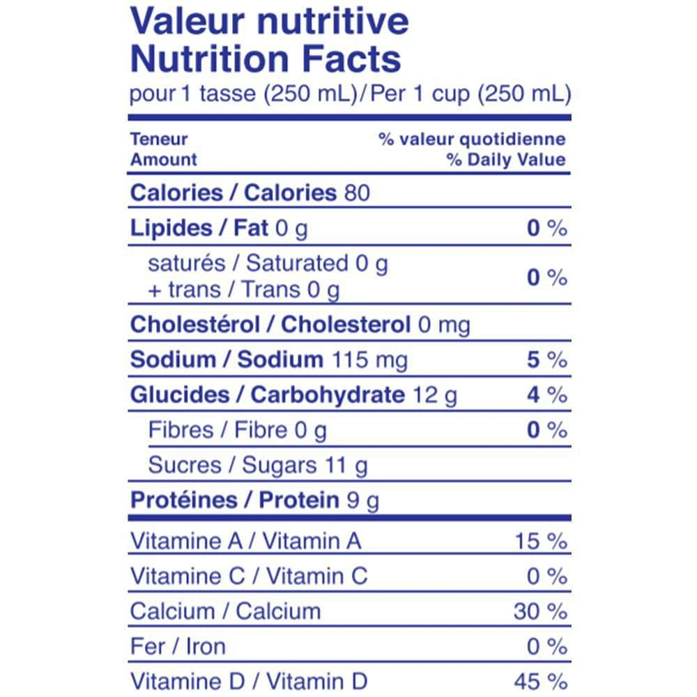 Québon Skim 0% Milk, 2 L