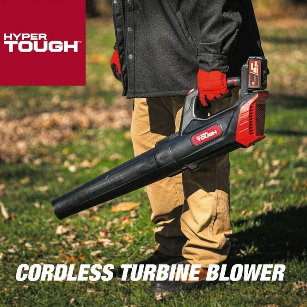 Hyper Tough 20V Max Cordless Turbine Blower, 4719, HT22-401-03-04, 20V Max 372 CFM Turbine Blower