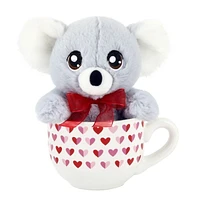 Way To Celebrate Valentine’s Day Plush Toy in Soup Mug