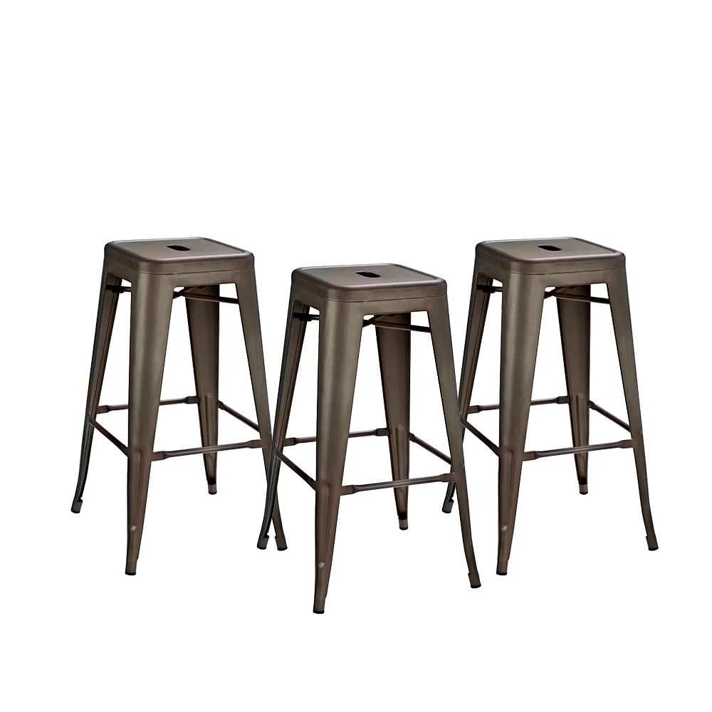 Heavenly Collection Gunmetal Tabouret de Comptoir