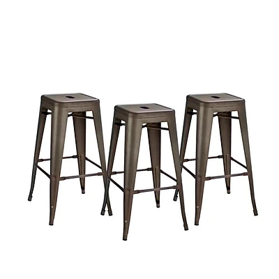 Heavenly Collection Gunmetal Tabouret de Comptoir