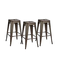 Heavenly Collection Gunmetal Tabouret de Comptoir