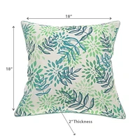 Le Coussin Imperméable Extérieur Avril Laisse 18 X 18 - Ensemble De 2