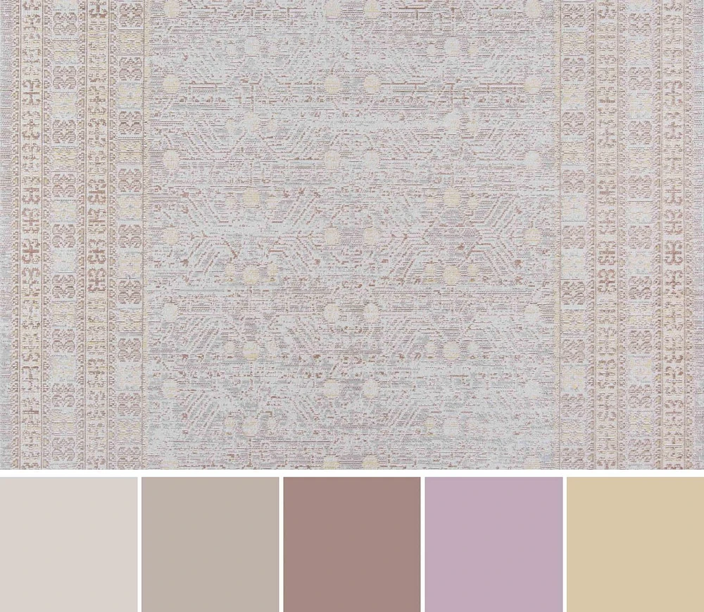 ECARPET Valeria 9'3" x 11'10" Traditional Area Rug for Living Room, Bedroom, Dining Room, Entrance, Hallway and More.