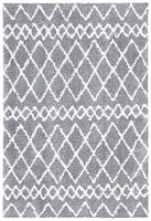 SAFAVIEH Berber Avery Geometric Diamonds Shag Area Rug