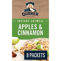 Quaker Apples & Cinnamon Instant Oatmeal, 264g