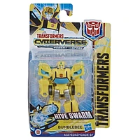 Transformers Bumblebee Cyberverse Adventures, figurine Action Attackers Bumblebee de 9,5 cm, classe Éclaireur, avec attaque Hive Swarm