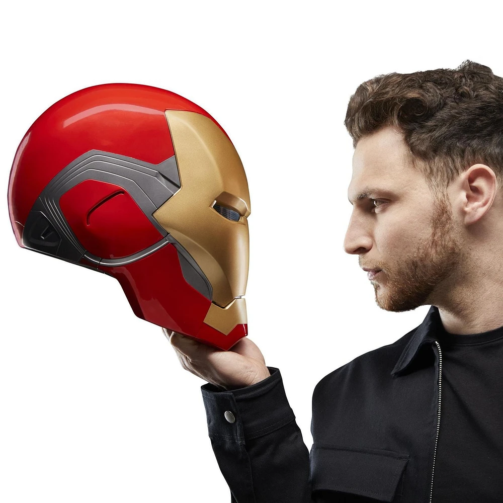 Marvel Legends Series, casque électronique premium Iron Man avec effets lumineux