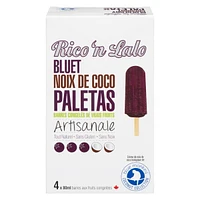 Rico N Lalo Paletas Myrtille De Noix De Coco