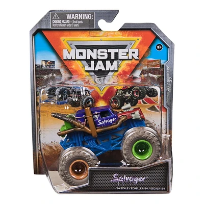 Monster Jam, Official Grave Digger Monster Truck, Die-Cast Vehicle, 1:64 Scale, Kids Toys for Boys Ages 3 and up