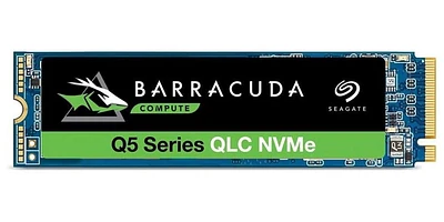 Seagate BarraCuda Q5 1TB Internal SSD - M.2 NVMe PCIe Gen3 ×4, 3D QLC for Desktop or Laptop, 1-year Rescue Services (ZP1000CV3A001)