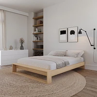 Gael Queen Size Platform Bed with Slats