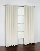 Tote, filtrant la lumière panneau de rideau jacquard à double entête 52" x 84