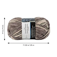 Fil chenille de gris chaud confortable de MAINSTAYS Fil 100% polyester