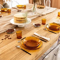 Duralex Picardie Assiette Ambre 20cm, Ensemble De 6