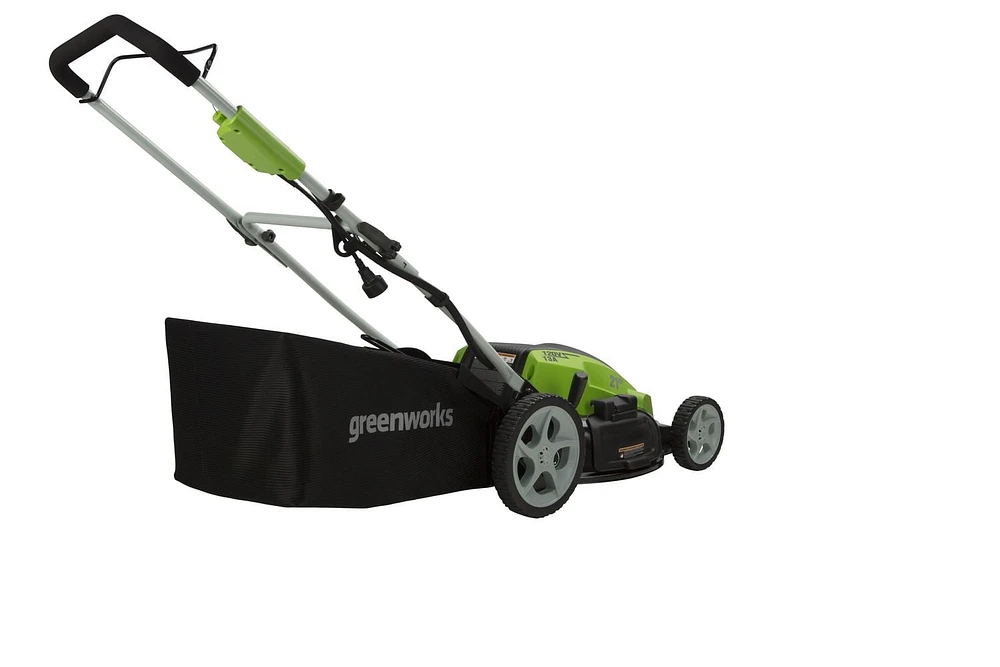 Tondeuse électrique Greenworks de 13A, 21 po. 3-en-1 Tondeuse de 13A, 21 po.