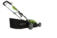 Tondeuse électrique Greenworks de 13A, 21 po. 3-en-1 Tondeuse de 13A, 21 po.